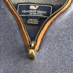 Vineyard Vines Pima cotton quarterzip pullover